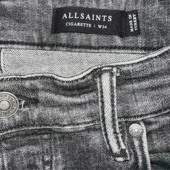 All Saints Jeans size 34 worn in black sold at Revolve - Picture 6 of 8